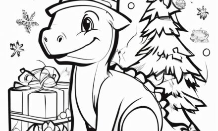 Dinosaurio bebe navideño