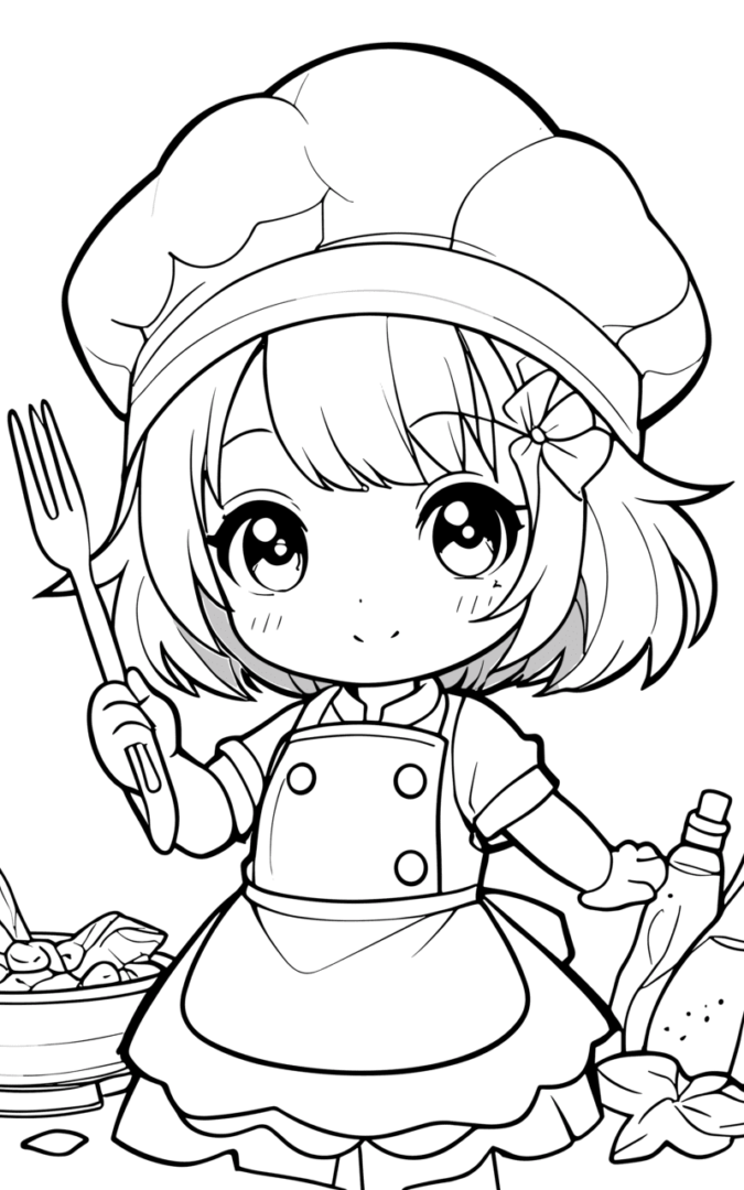 Niña chef